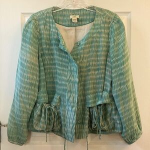 J. Crew Collection Silk Jacket